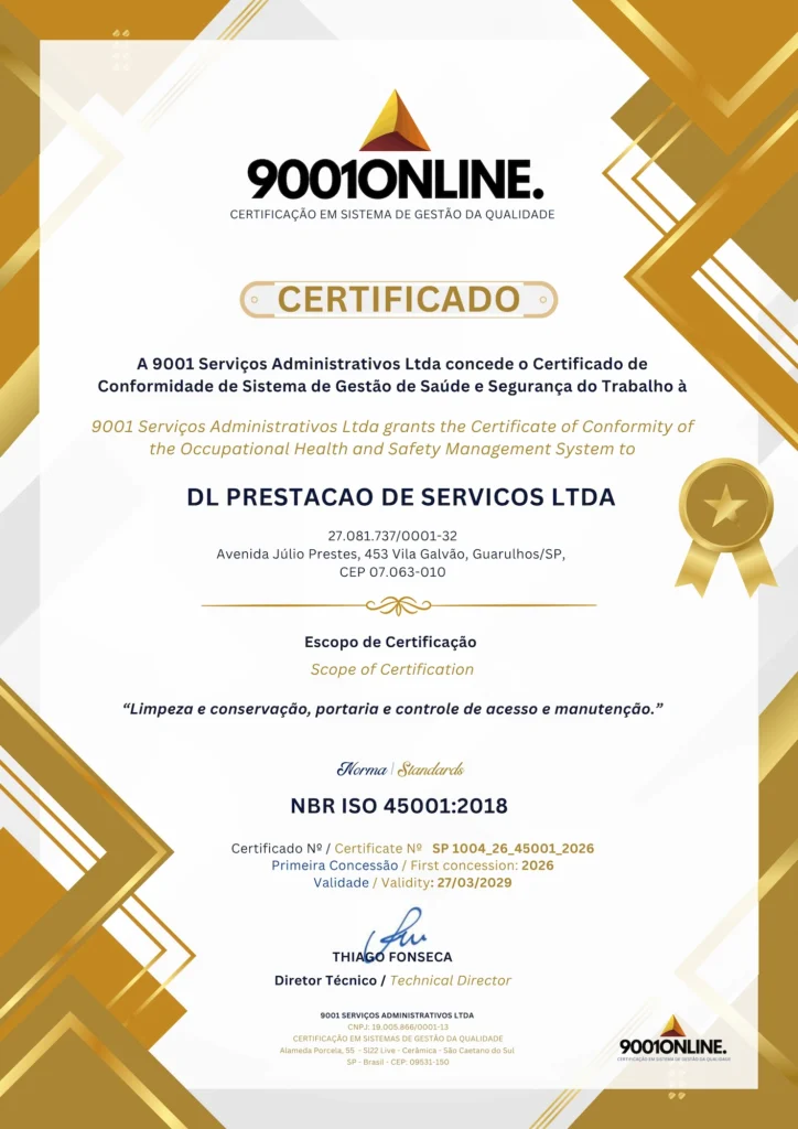 certificado 45001